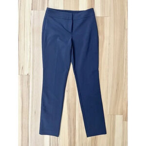 Ann Taylor Navy Blue Curvy Fit Cotton Blend Pants 2
